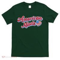 Cute American Made American USA Flag Heart T-Shirt thumb 0
