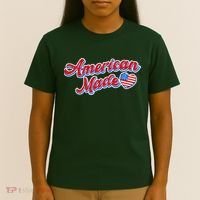 Cute American Made American USA Flag Heart T-Shirt thumb 4