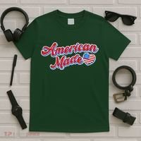 Cute American Made American USA Flag Heart T-Shirt thumb 5