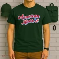 Cute American Made American USA Flag Heart T-Shirt thumb 6