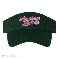 Cute American Made American USA Flag Heart Visor thumb 0