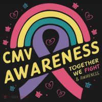 Cmv Awareness Month Ribbon Cmv Awareness Month Rainbow 2024 Gift Women's Hoodie thumb 2