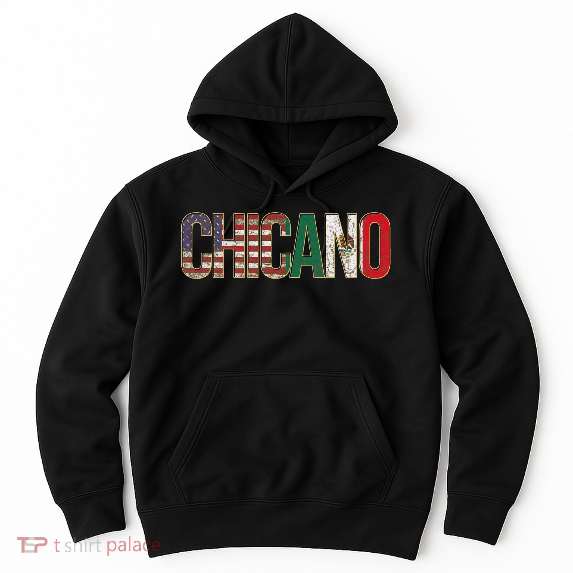 Chicano American Mexican Patriotic Chicano Hoodie