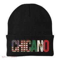 Chicano American Mexican Patriotic Chicano Beanie thumb 0