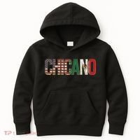 Chicano American Mexican Patriotic Chicano Kids Hoodie thumb 0