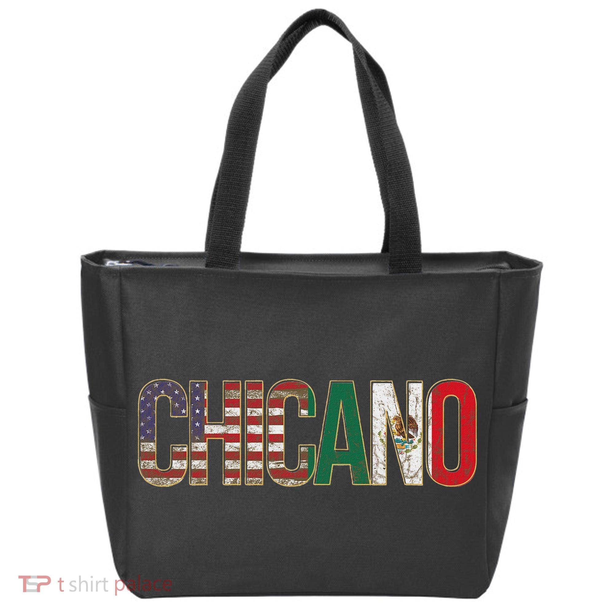 Chicano American Mexican Patriotic Chicano Tote Bag