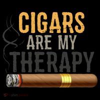 Cigars Are My Therapy Funny Humor Smoking Lover Coffee Mug thumb 5