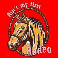 Cowboy Ain't My First Rodeo Santa Hat thumb 1