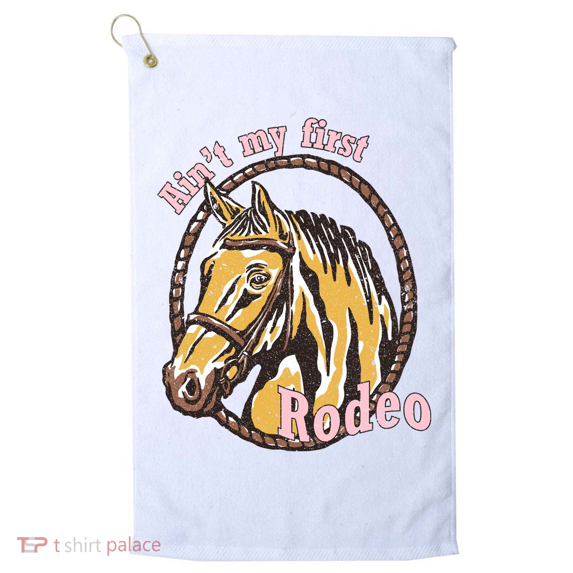 Cowboy Ain't My First Rodeo Golf Towel