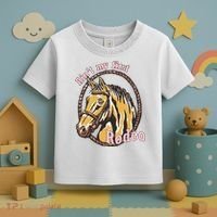 Cowboy Ain't My First Rodeo Toddler T-Shirt thumb 3