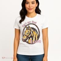 Cowboy Ain't My First Rodeo Women's T-Shirt thumb 4