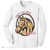 Cowboy Ain't My First Rodeo Kids Long Sleeve Shirt thumb 0