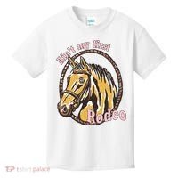 Cowboy Ain't My First Rodeo Kids T-Shirt thumb 0