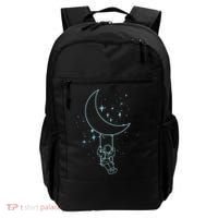 Cute Astronaut Moon Swing Graphic Tees Gift Backpack thumb 0