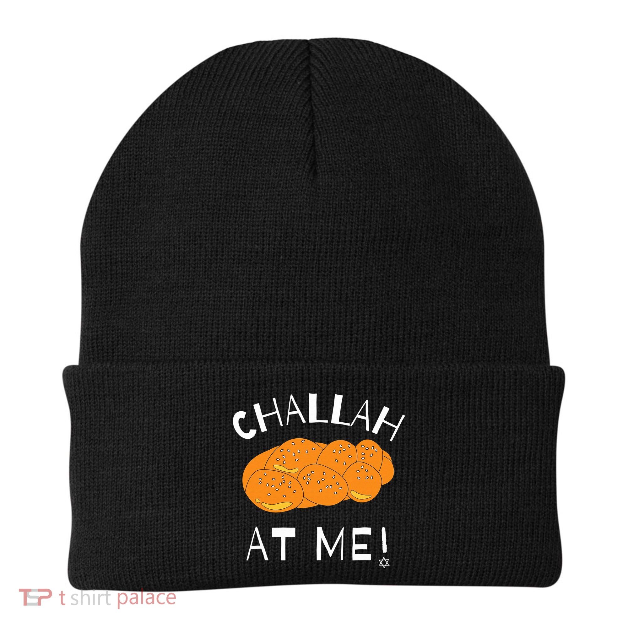Challah at Me Rosh Hashanah Jewish Hanukkah  Beanie