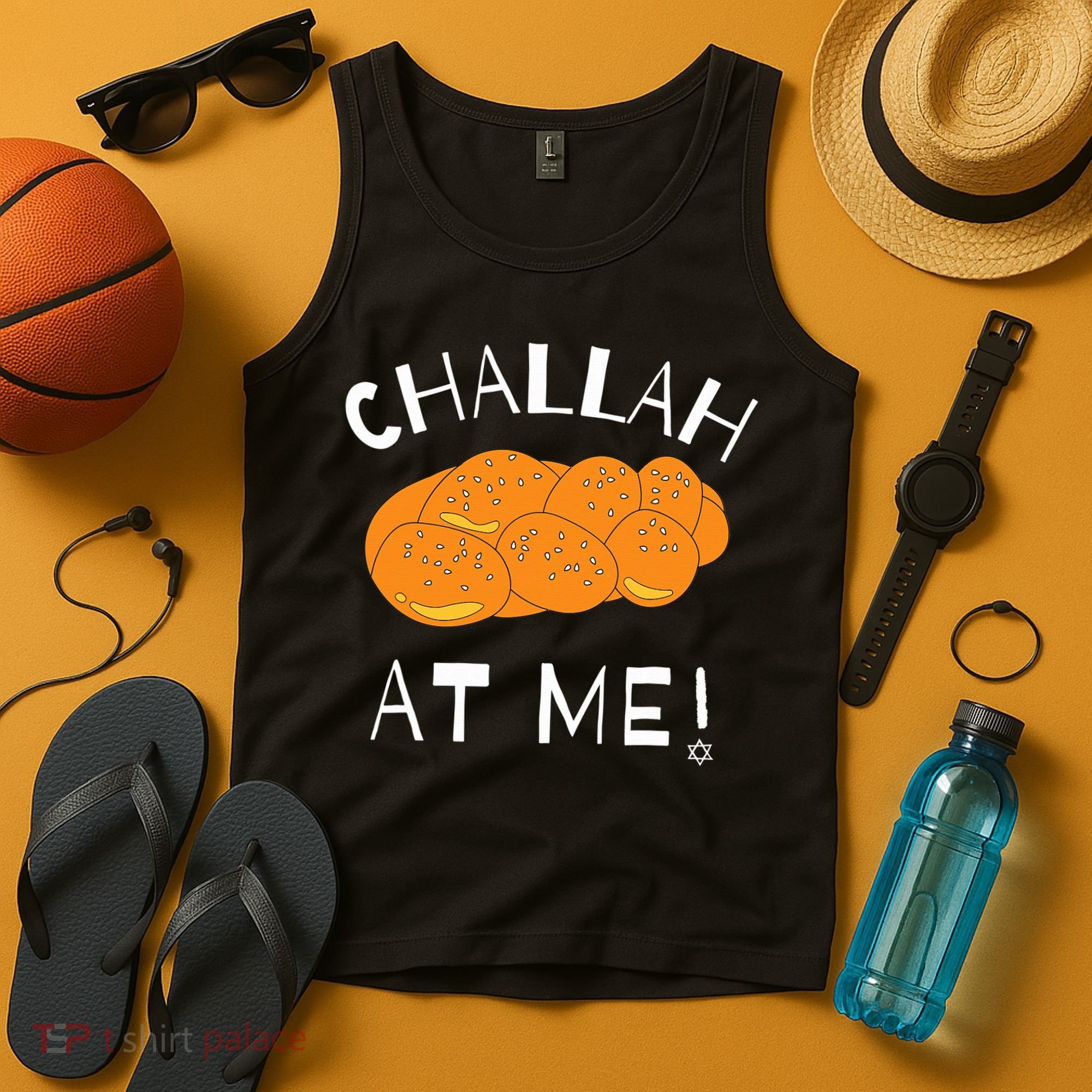 Challah at Me Rosh Hashanah Jewish Hanukkah  Tank Top