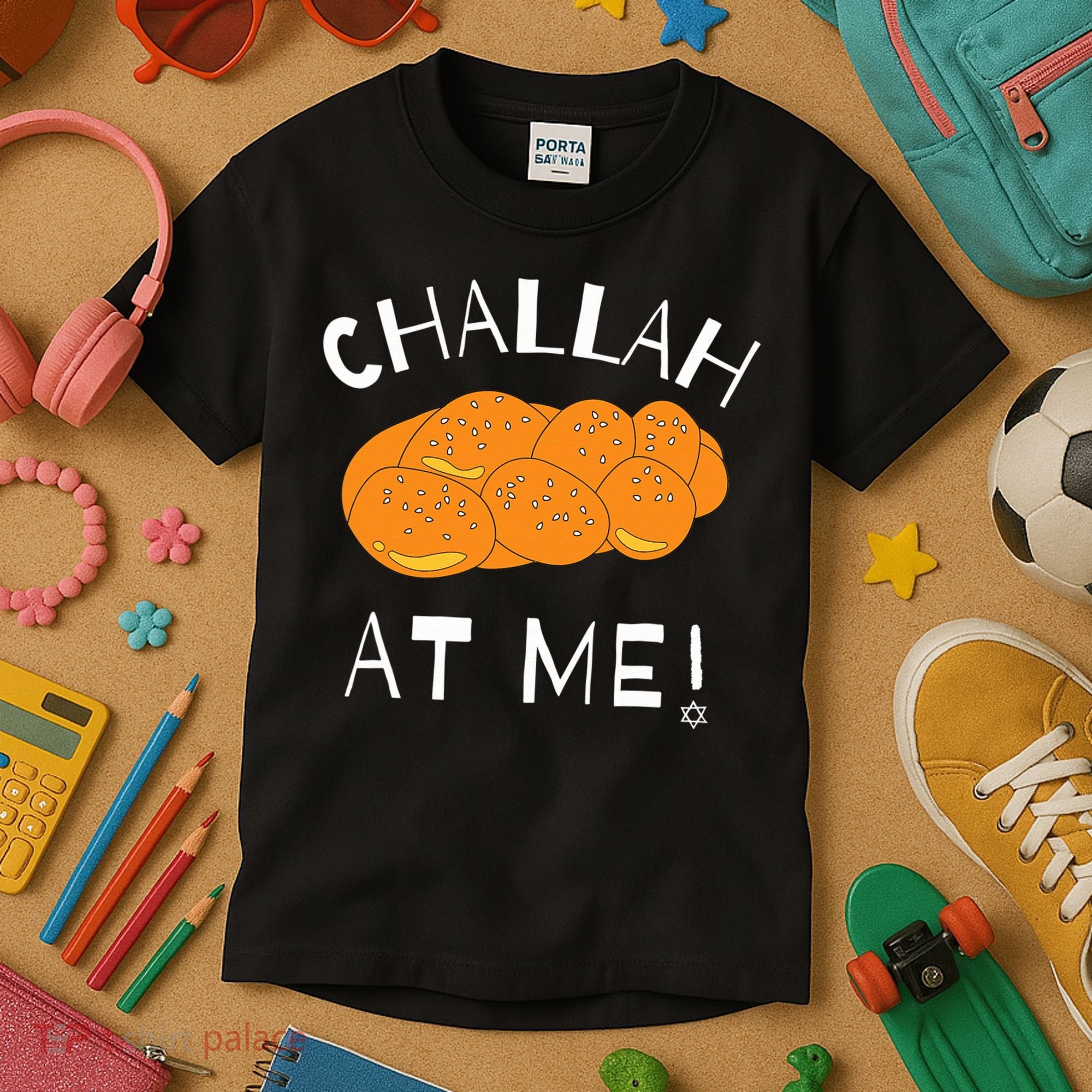 Challah at Me Rosh Hashanah Jewish Hanukkah  Kids T-Shirt