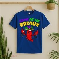 Come At Me Breaux Funny Mardi Gras Crawfish Parade Carnival Gift T-Shirt thumb 2