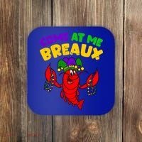 Come At Me Breaux Funny Mardi Gras Crawfish Parade Carnival Gift Coaster thumb 0
