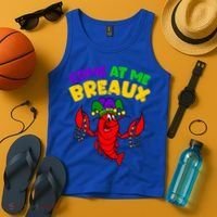 Come At Me Breaux Funny Mardi Gras Crawfish Parade Carnival Gift Tank Top thumb 4