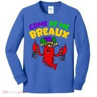 Come At Me Breaux Funny Mardi Gras Crawfish Parade Carnival Gift Kids Long Sleeve Shirt thumb 0