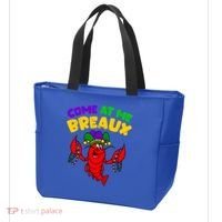 Come At Me Breaux Funny Mardi Gras Crawfish Parade Carnival Gift Tote Bag thumb 3