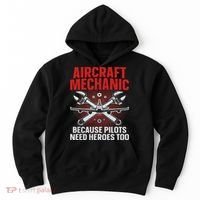 Cool Aircraft Mechanic Art For Women Aviation Mechanic Hoodie thumb 0