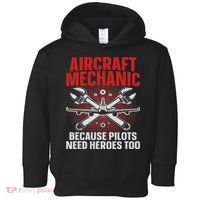 Cool Aircraft Mechanic Art For Women Aviation Mechanic Toddler Hoodie thumb 0