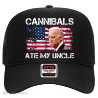 Cannibals Ate My Uncle Us Flag Biden Vinatge Hat thumb 0