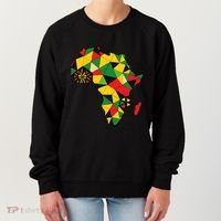 Colourful Africa Map Cloth Gift For African Lover Women's Sweatshirt thumb 0