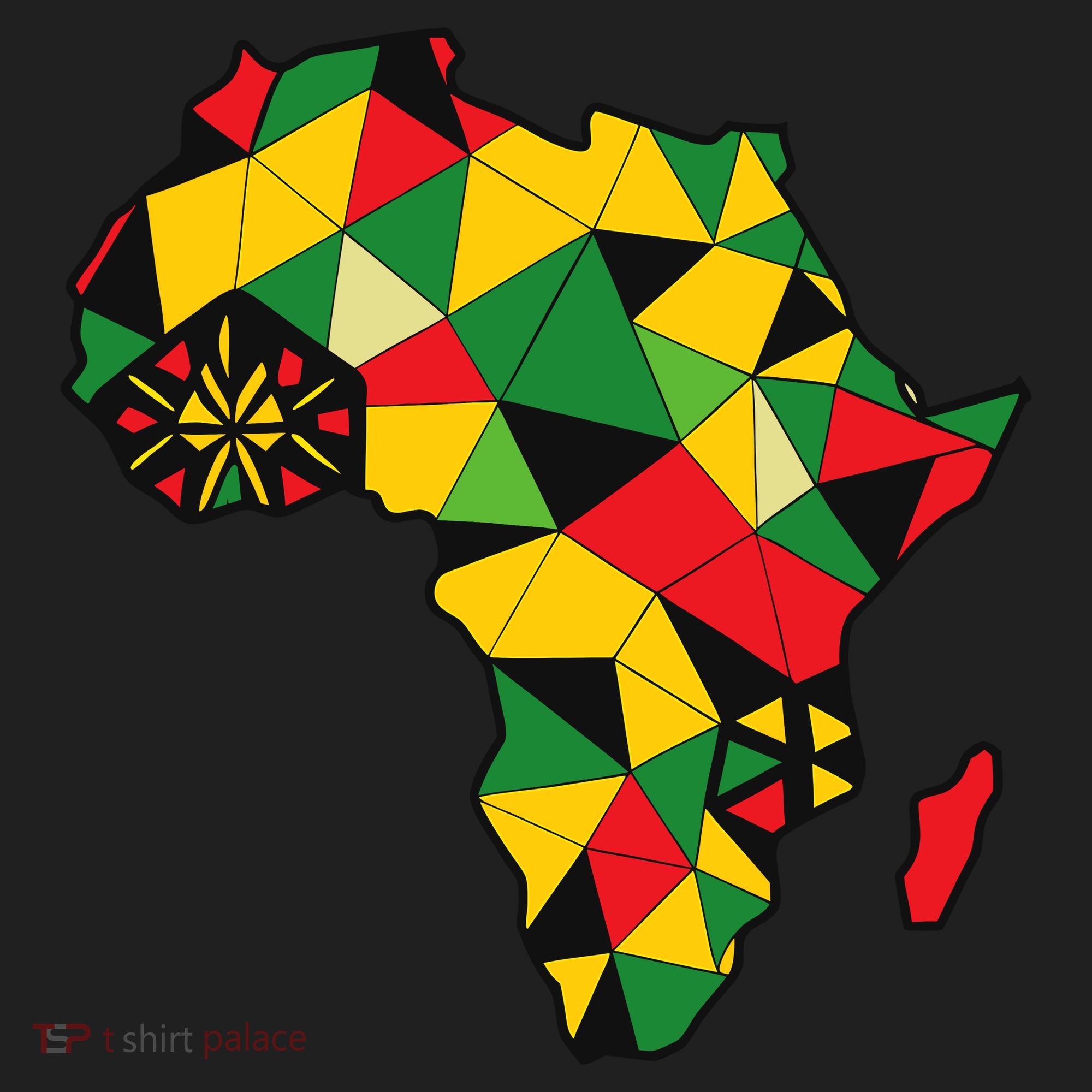 Colourful Africa Map Cloth Gift For African Lover Women's Sweatshirt