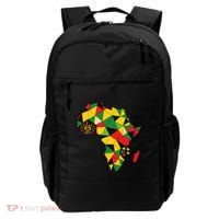 Colourful Africa Map Cloth Gift For African Lover Backpack thumb 0