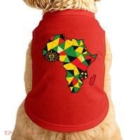 Colourful Africa Map Cloth Gift For African Lover Doggie Tank thumb 0