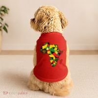 Colourful Africa Map Cloth Gift For African Lover Doggie Tank thumb 2