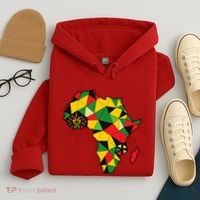 Colourful Africa Map Cloth Gift For African Lover Hoodie thumb 4