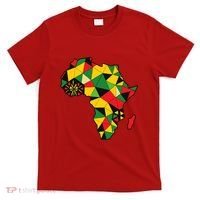 Colourful Africa Map Cloth Gift For African Lover T-Shirt thumb 0