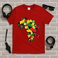 Colourful Africa Map Cloth Gift For African Lover T-Shirt thumb 5