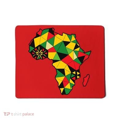 Colourful Africa Map Cloth Gift For African Lover Mousepad