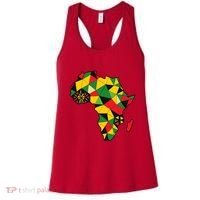 Colourful Africa Map Cloth Gift For African Lover Women's Tank Top thumb 0