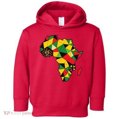 Colourful Africa Map Cloth Gift For African Lover Toddler Hoodie