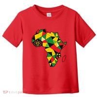 Colourful Africa Map Cloth Gift For African Lover Toddler T-Shirt thumb 0