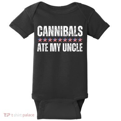 Cannibals Ate My Uncle Vintage Baby Bodysuit