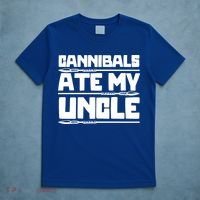 Cannibals Ate My Uncle Joe Biden Political Satire Trump 2024 T-Shirt thumb 5
