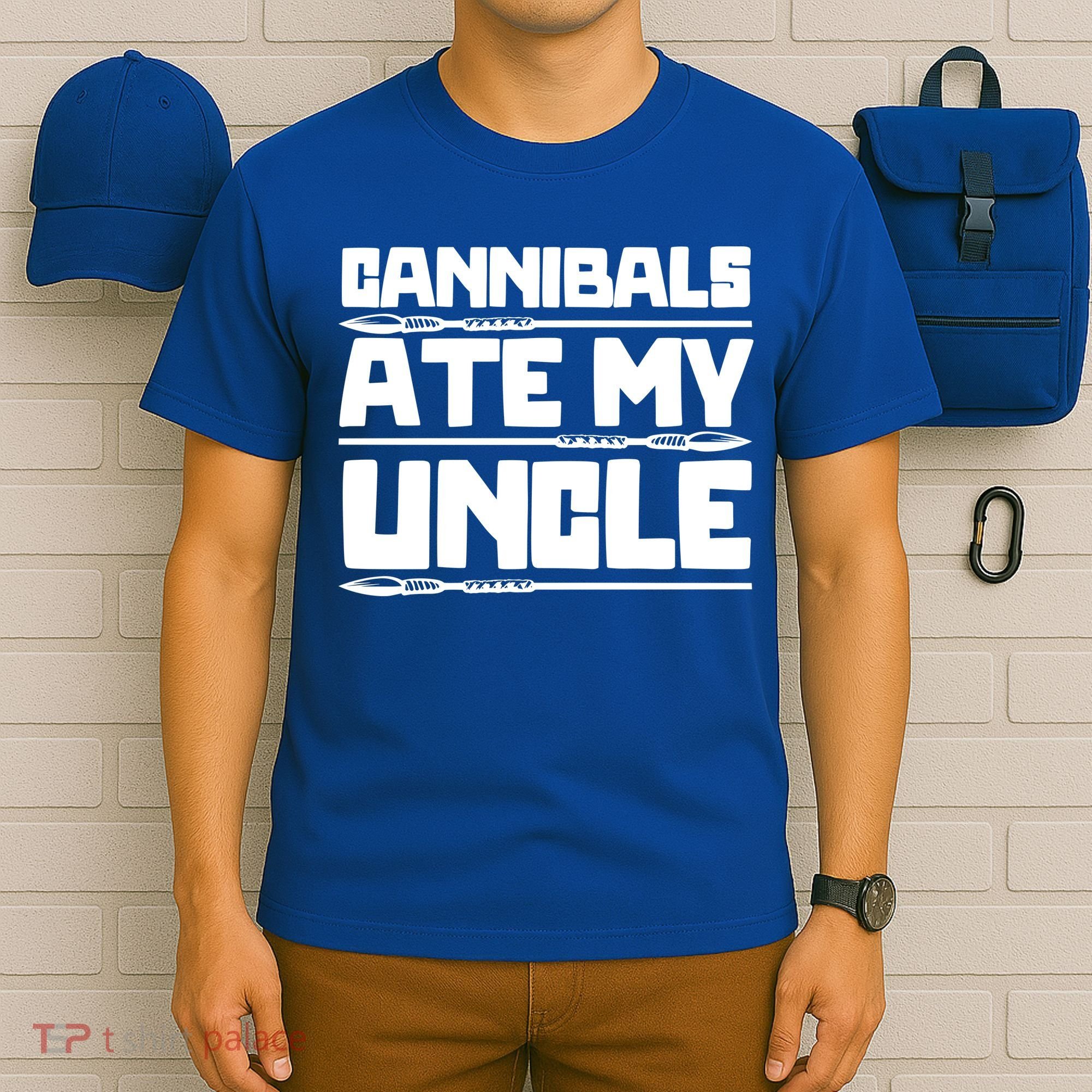 Cannibals Ate My Uncle Joe Biden Political Satire Trump 2024 T-Shirt