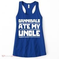Cannibals Ate My Uncle Joe Biden Political Satire Trump 2024 Women's Tank Top thumb 0