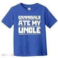 Cannibals Ate My Uncle Joe Biden Political Satire Trump 2024 Toddler T-Shirt thumb 0