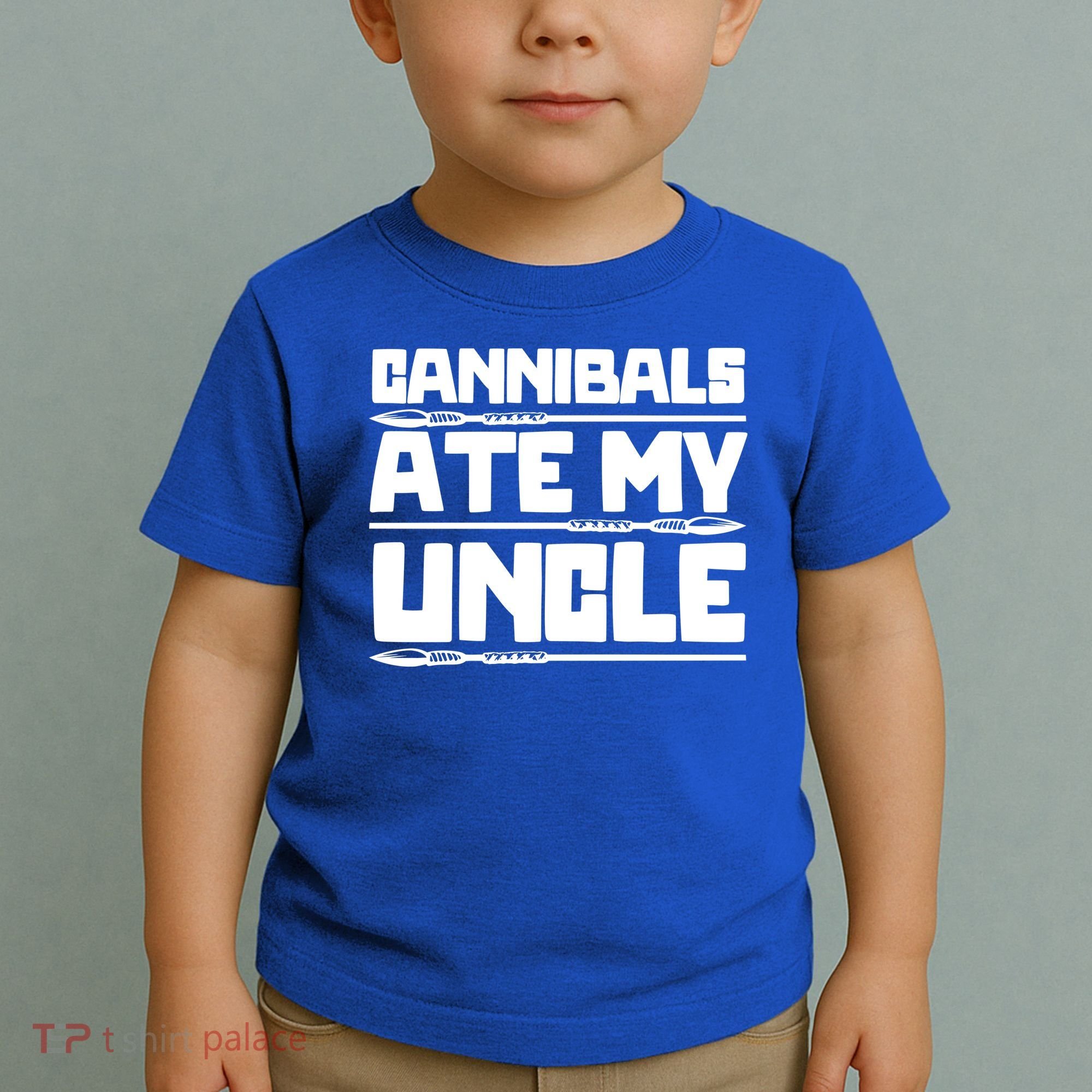 Cannibals Ate My Uncle Joe Biden Political Satire Trump 2024 Toddler T-Shirt