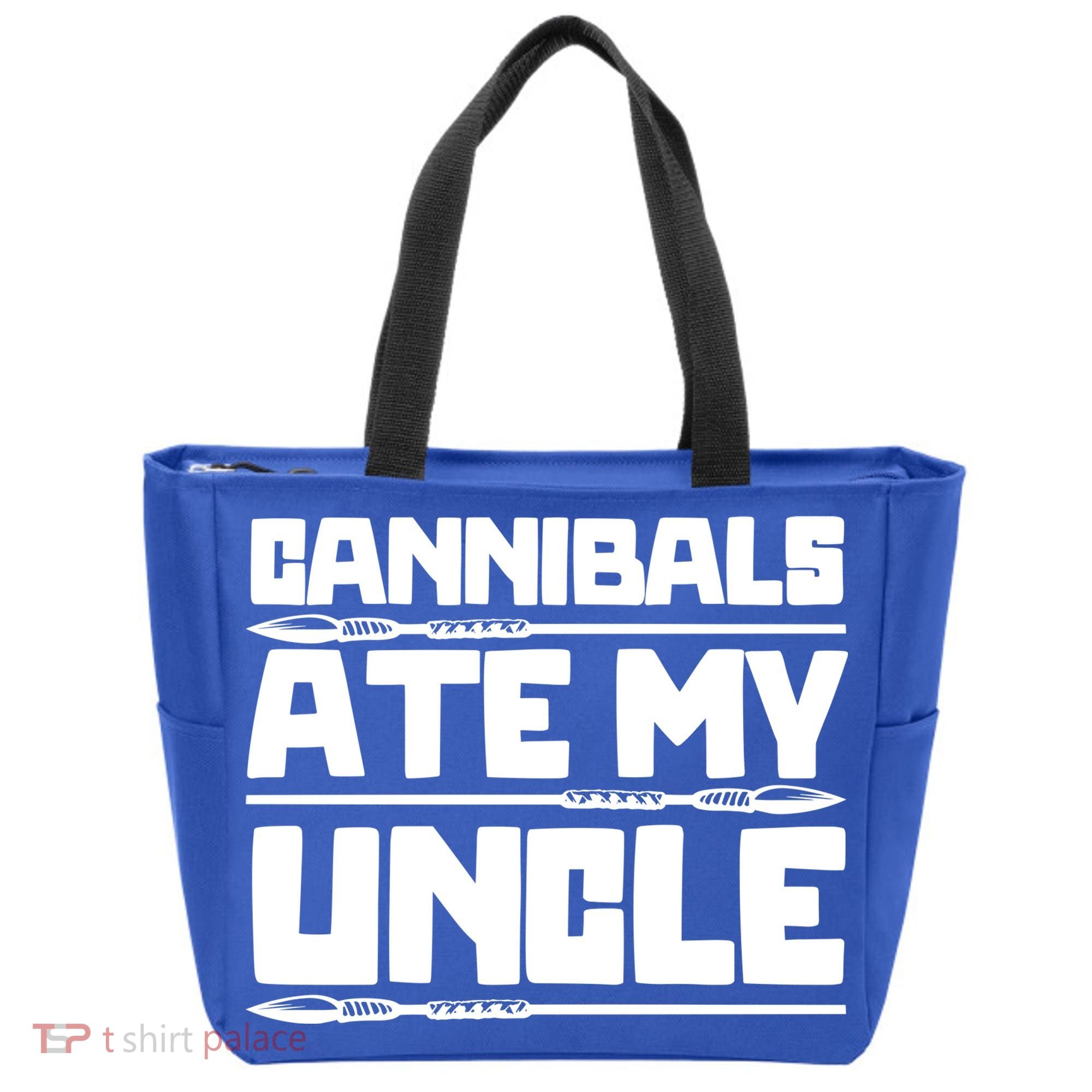 Cannibals Ate My Uncle Joe Biden Political Satire Trump 2024 Tote Bag
