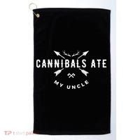 Cannibals Ate My Uncle Joe Biden Political Parody Golf Towel thumb 0