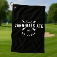 Cannibals Ate My Uncle Joe Biden Political Parody Golf Towel thumb 1